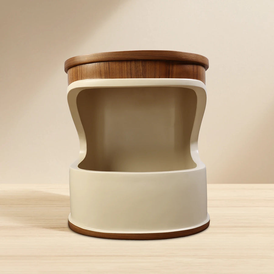 Bird Nest Side Table — A side table and cat nook in one