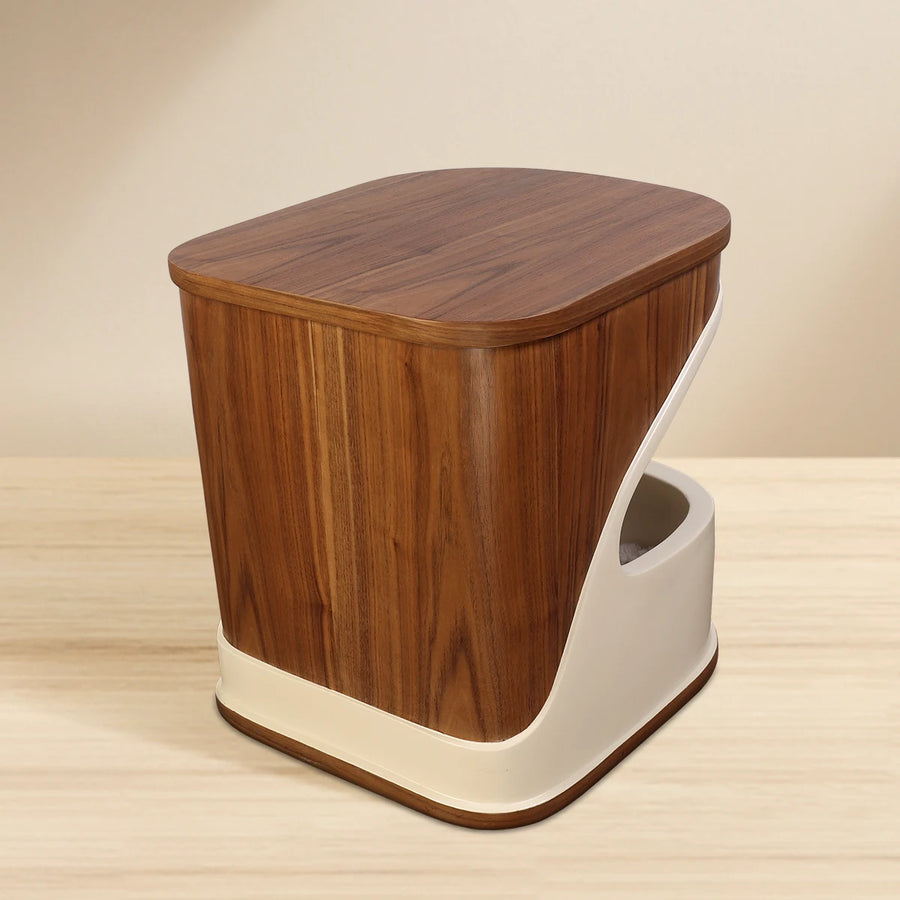 Bird Nest Side Table — A side table and cat nook in one