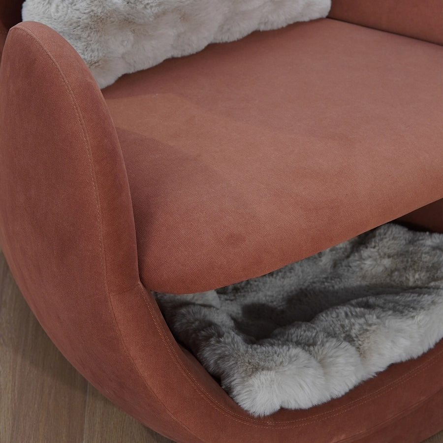 Whale-Shark Lounge Chair — A lounge chair made for you and your cat