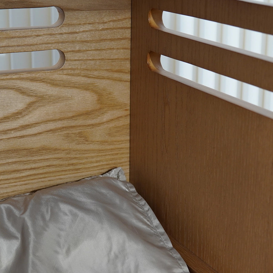 Cozy Pet Pod Side Table — A side table and cozy retreat for your pet.
